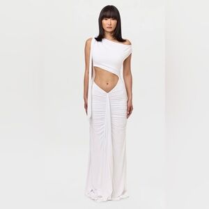 Naked Wardrobe- SMOOTH OFF-SHOULDER ASYMMETRIC DRESS- XS

Worn once